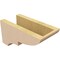 Ekena Millwork 5"W x 10"D x 5"H Wide Ridgewood Rough Cedar Woodgrain TimberThane Corbel, Primed Tan CORUR05X10X05RIDRCPR - alternate 4